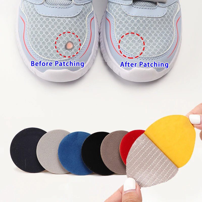 Sneaker Care Set - ซ่อมรองเท้าผ้าใบ แพทช์ป้องกันการสึกหรอ สติ๊กเกอร์รองเท้า ตัวป้องกันส้นเท้า แพทช์กาว ซ่อมแซมผลิตภัณฑ์เครื่องมือดูแลเท้า