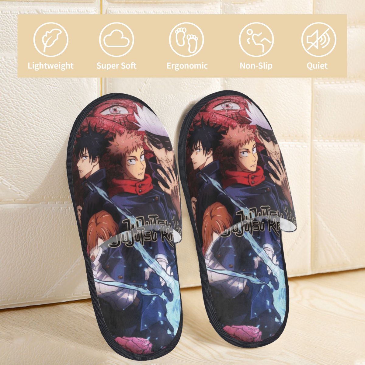 รองเท้าแตะในบ้าน Jujutsus Kais - Insole Memory Foam บทวิจารณ์และราคา