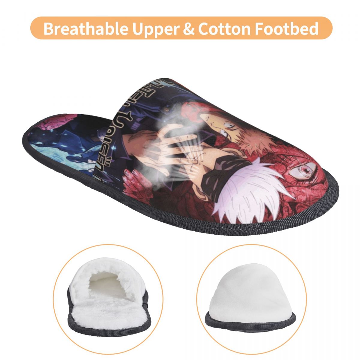 รองเท้าแตะในบ้าน Jujutsus Kais - Insole Memory Foam บทวิจารณ์และราคา