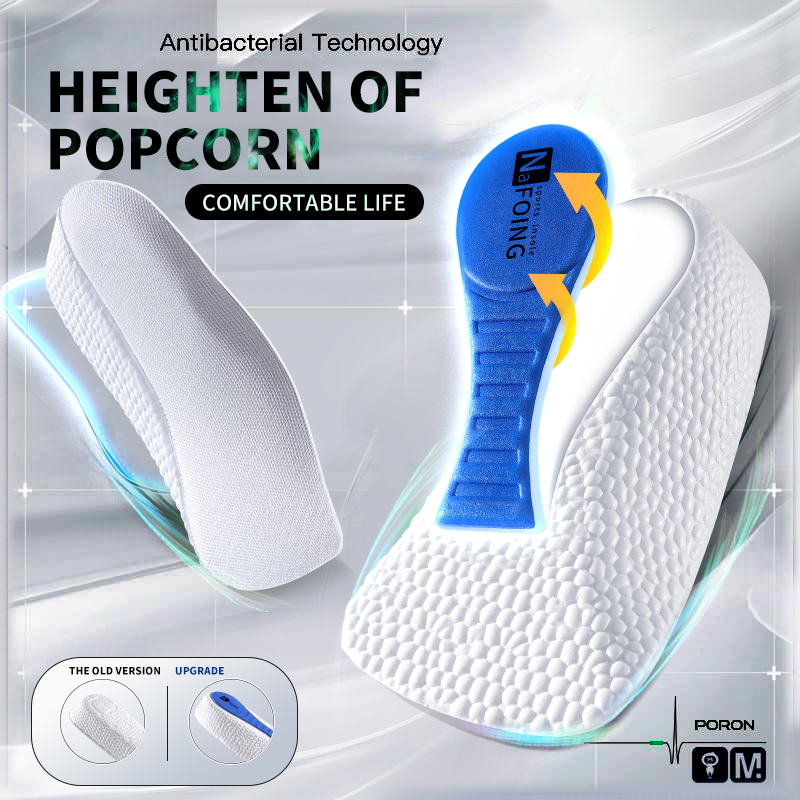 หน่วยความจําโฟมความสูงเพิ่ม In - Insole Memory Foam บทวิจารณ์และราคา